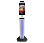 Shopping Center 8 Inch Aluminum Temperature Testing Android Panel PC With Standing Pedestal