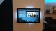 10 Inch Industrial POE Touch Display Embedded Wall Mount LED Light Indicator Kiosk With LAN Port