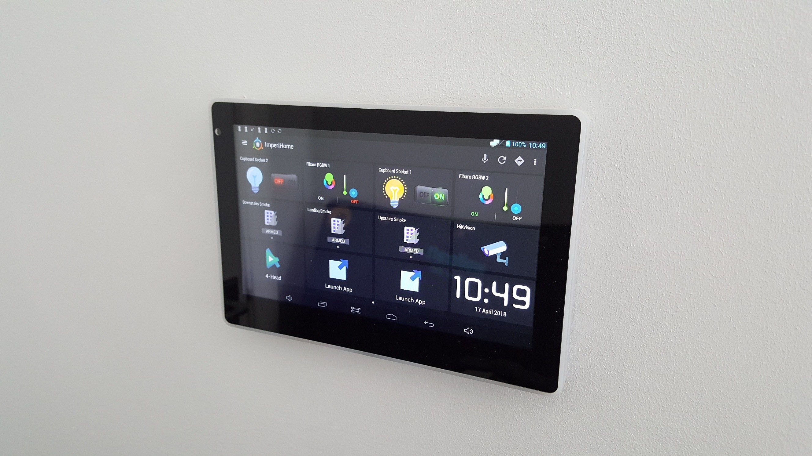 Customized NFC RFID Reader 10.1 inch Wall Mount Android 6 OS Rooted PoE Tablet No Battery Touch