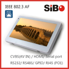Wall Mounted 7 Inch Industrial Control Terminal Android 6 Panel With POE 802.3af 48V