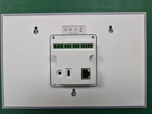 New White Color 10 inch Android POE Tablet Control Touch Panel with Wall Mount,LED light,Relay,RS232,RS485