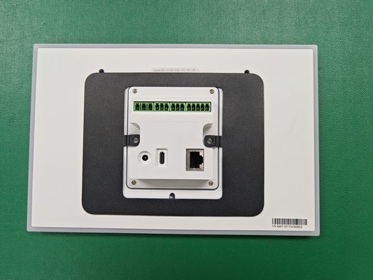 New White Color 10 inch Android POE Tablet Control Touch Panel with Wall Mount,LED light,Relay,RS232,RS485