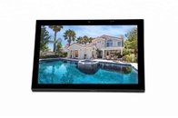 No Battery Indoor 10 Inch Customized Wall Mount Bracket Android POE Touch Panel Integrate LED Light Optional