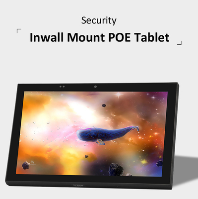 Customized In-Wall Mounted 10.1 inch Touch Screen Android PoE Powered Tablet PC For Home Automation