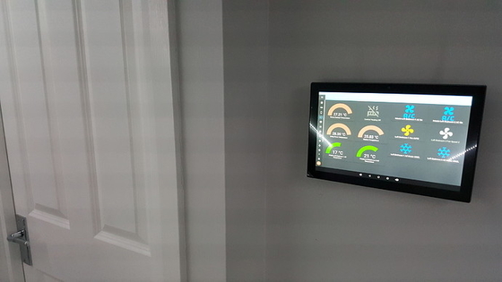 Industrial RS485 Control Panel Android Tablet 10 Inch Embedded Wall Touch Kiosk Support Modbus RTU