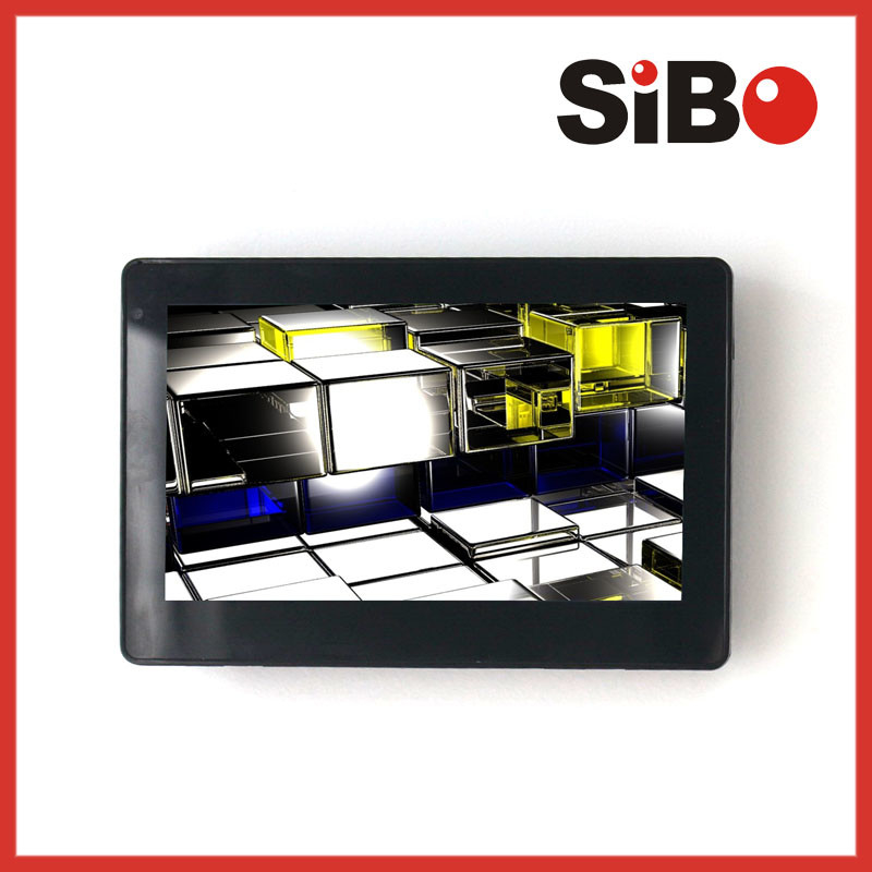 Customized 7 Inch Wall Flush Mount  POE Touch Panel With RS485  For Industrial Control System