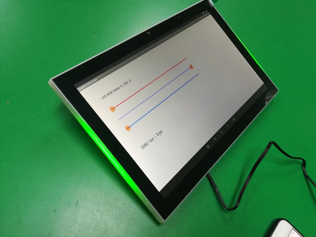 Conference Room 10.1" Android Based Auto Boot Up POE Powering Touch Tablet With LED Light Indicator