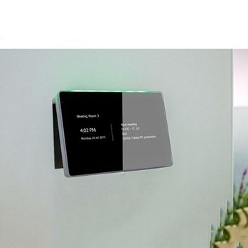 Customized LED/NFC/RS485 Meeting Room Display 7 Inch Android Rooted Wall Mount Touch Screen With Ethernet POE