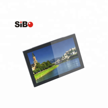 No Battery 10.1 inch Android OS Rooted HMI Panel PC with POE, LED Light Wall Mount Bracket