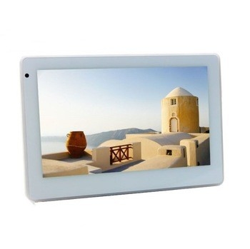 OEM Industrial Panel White Color Embedded Wall Mount 7 Inch Android Play Store POE Power Touchscreen