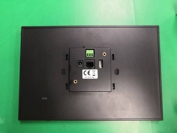 Embedded NFC Reader Wall Flush Installation Android 10 Inch Control Panel PC With Ethernet RJ45