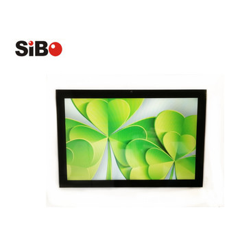 Android Terminal 10 Inch Wall Mountable LED Light Integrated Control Monitor POE Touch Screen